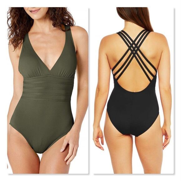 La Blanca Island Goddess Tummy-Control One-Piece - Picture 2 of 14